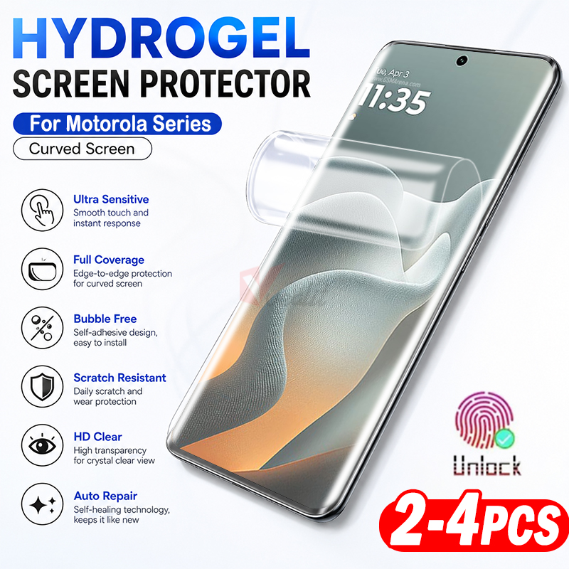 Curved Edge Screen - 2-4 шт. 3D изогнутая HD силиконовая