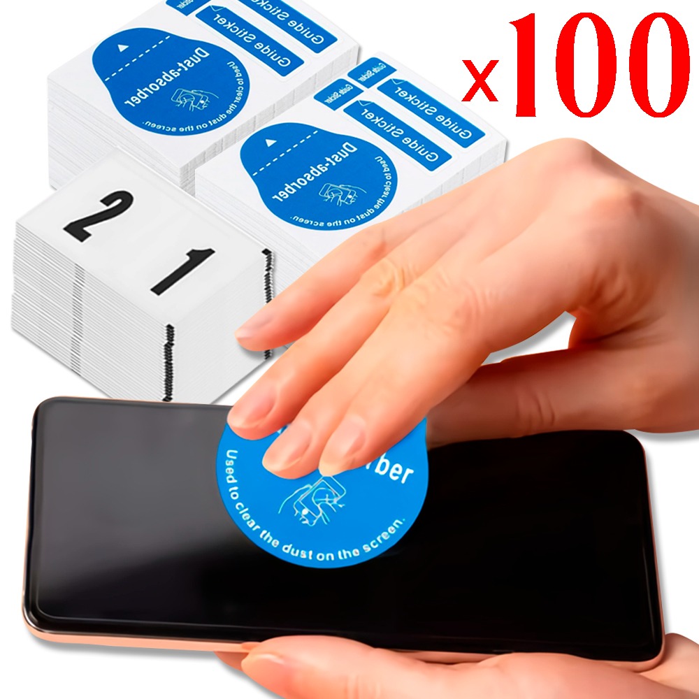Dust Removal Sticker - 100/1 шт., инструмент для очистки экрана