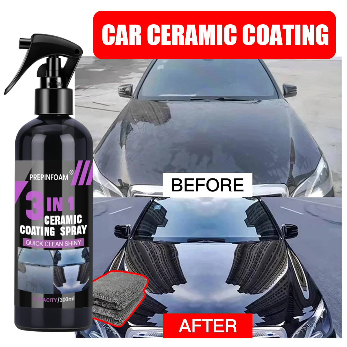 Nano Liquid Coating - Спрей для быстрой очистки и удаления