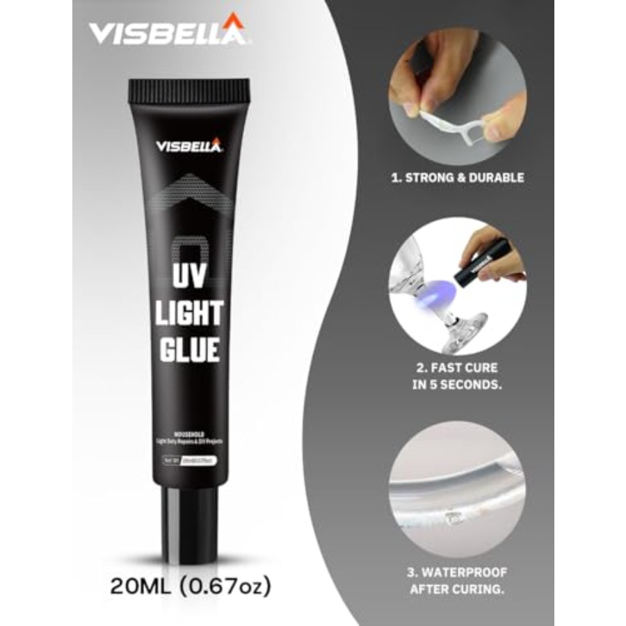 Набор УФ-клея с лампой, жидкий – обзор и цена Liquid Uv Glue Kit