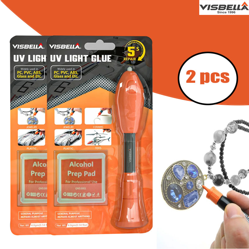 Visbella, 2 шт., клейкая ручка – обзор и цена Liquid Uv Glue Kit