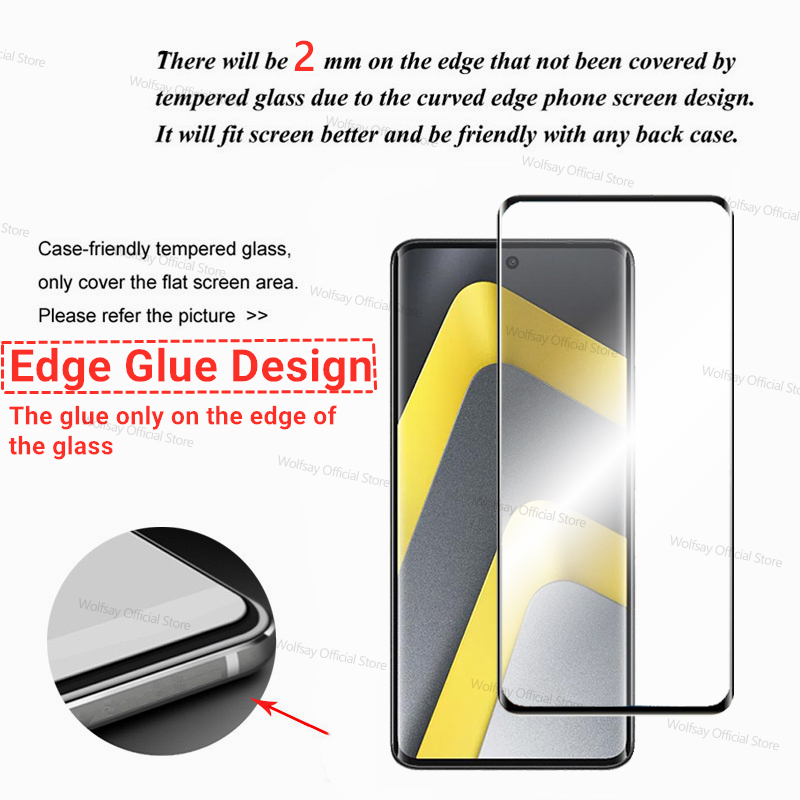 3/2/1 шт. 3D стекло с изогнуты – обзор и цена Curved Edge Screen